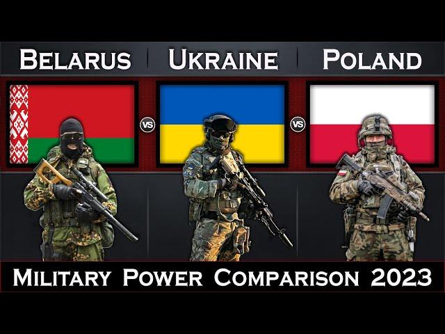 Belarus vs Ukraine vs Poland Military Power Comparison 2023 | Global Power