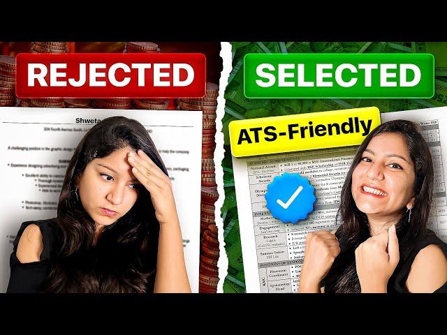 This is Why Your Resume Gets Rejected  ATS Resume Format & Tips 2024