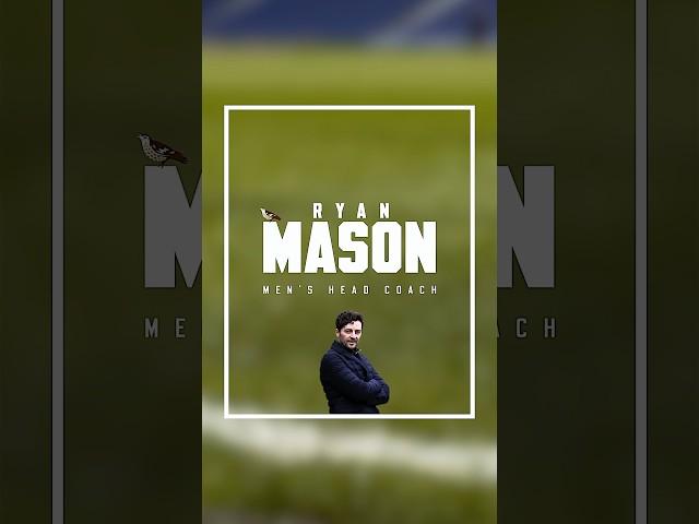 Introducing our new men’s first team Head Coach, Ryan Mason! 