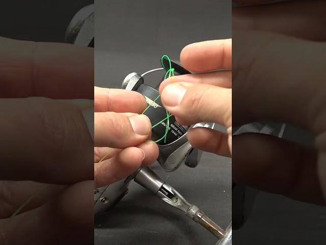 Easiest way to attach line to spinning reel