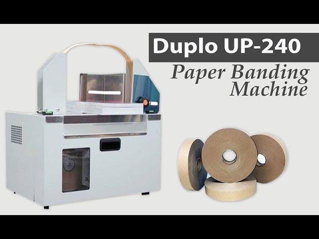 Duplo UP-240 Desktop Automatic Banding Machine | Binding101.com