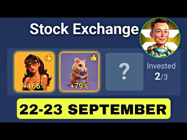 X Empire Investment Fund Today 22 September | Musk Empire Daily Combo | X Empire Investment Today