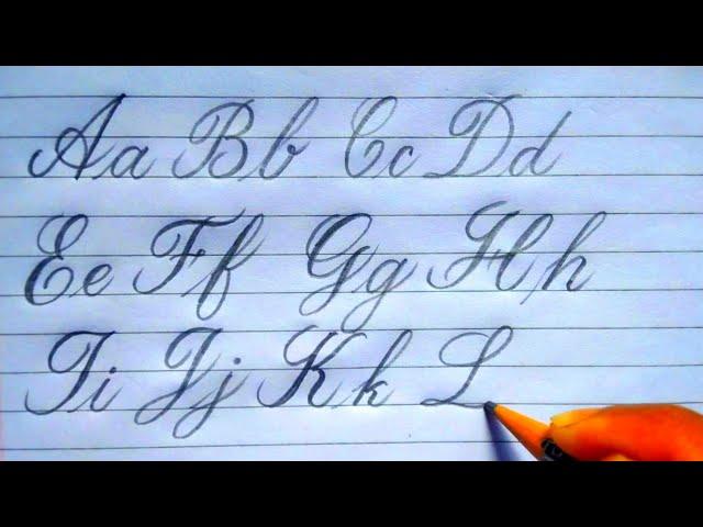 How to write Calligraphy Styles Alphabet for Beginners| R.U.A Sign Writing