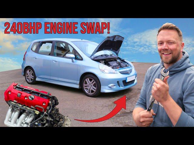 INSTALLING A £5K TYPE-R ENGINE INTO MY HONDA JAZZ! - Ep.1