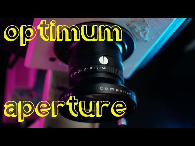 What Aperture Gives The Sharpest Print?