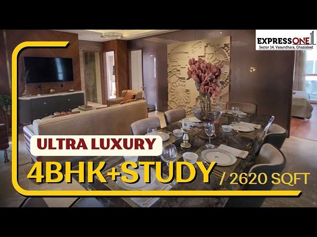 Ultra Luxury 4 BHK+Study Flat| Express One in Vasundhara, Ghaziabad - Call 9560-200-299