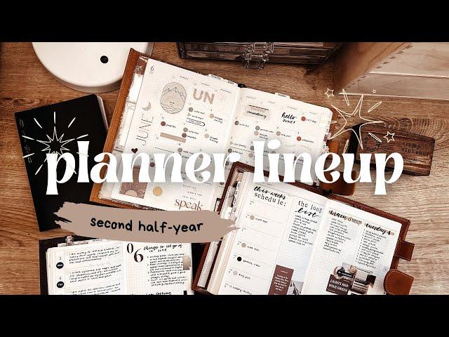 Current planner lineup | how I am repurposing my planners