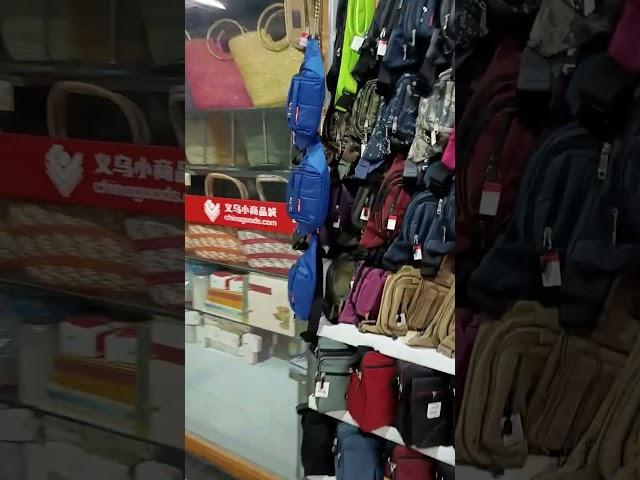 Yiwu bag market which is famous all over the world