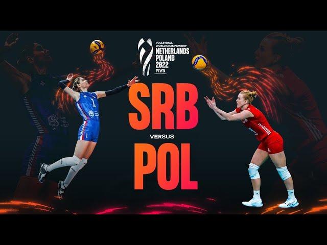  SRB vs.  POL - Highlights  Quarter Finals| Women's World Championship 2022