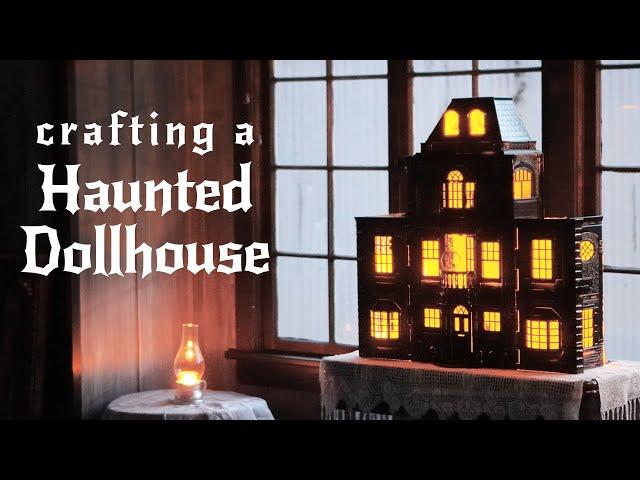 Halloween Dollhouse Makeover - Crafting a Haunted Chateau!