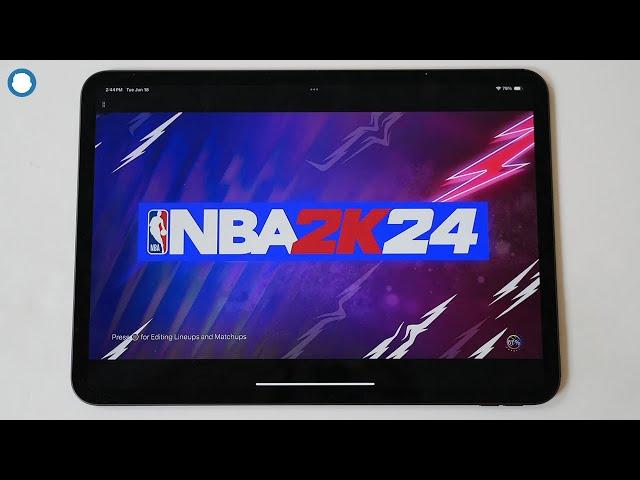 NBA2K 24 On iPad Pro M4 - 60fps Cloud Gaming!