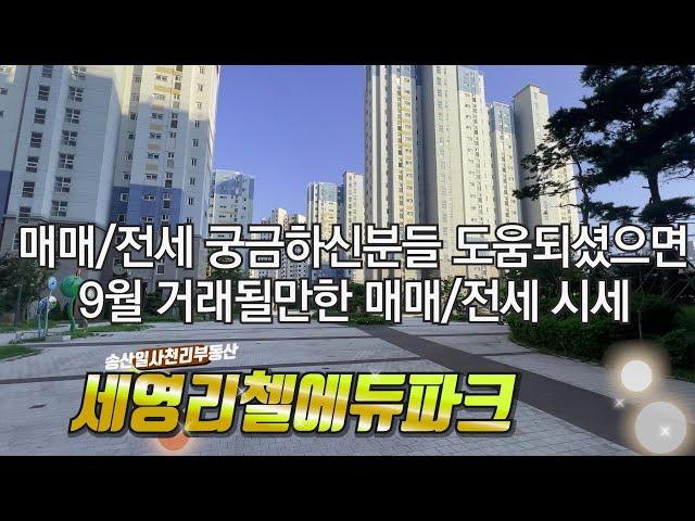 새솔동아파트 | 세영리첼에듀파크 총정리! 현재 매매/전세시세 & 실거래가까지 빠르게 확인하세요~010-5181-4436