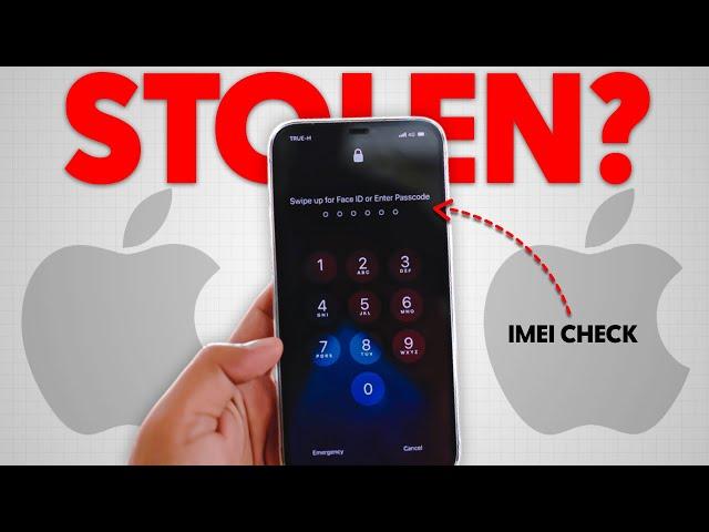 Is Your iPhone STOLEN? How To Check Using IMEI number!