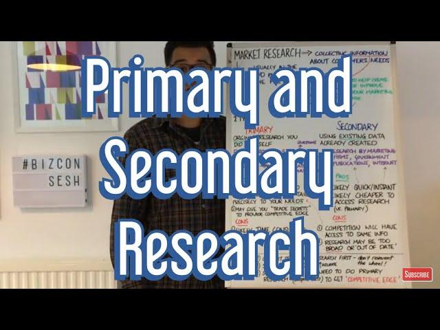 Primary & Secondary Market Research