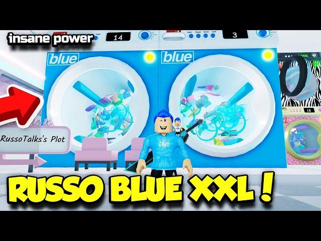 They Added XXL RUSSO BLUE WASHING MACHINES In Laundry Simulator And It's INSANE! (Roblox)