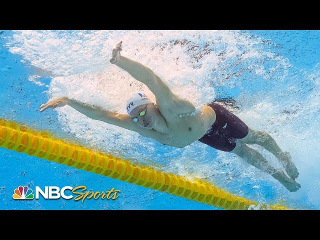 Underwater cam: Marchand breaks Phelps' 400IM world record at Worlds | NBC Sports