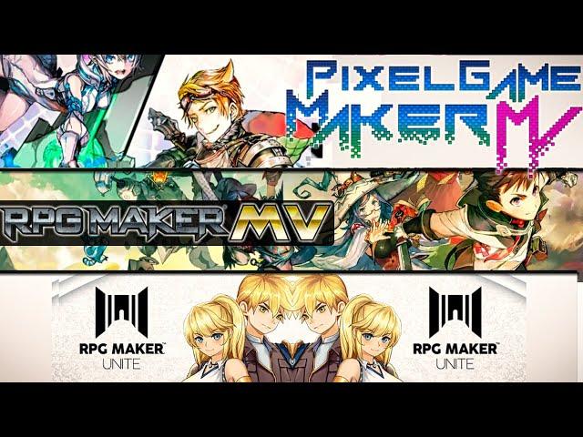 RPG Maker Unite - Pixel Game Maker - RPG Game Maker MV Bundle (and more)