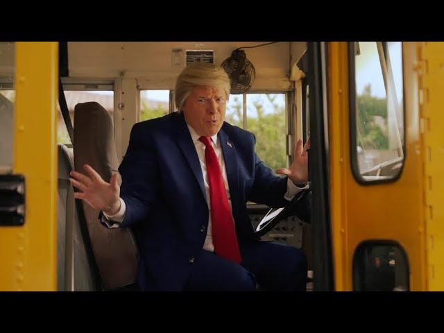 Trump School Bus ad