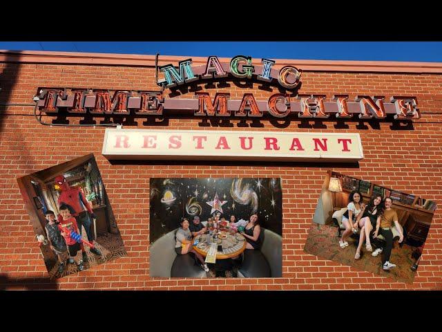 MAGICAL TIME at the Magic Time Machine Restraunt @PerezSquad1234 #dallas