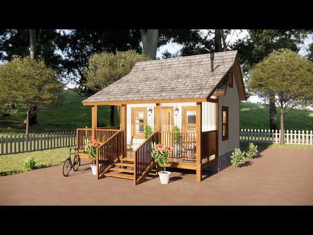 20 sqm Tiny Small House Design | 5x4 Meters (16x13 Feet) | Affordable & Compact Living