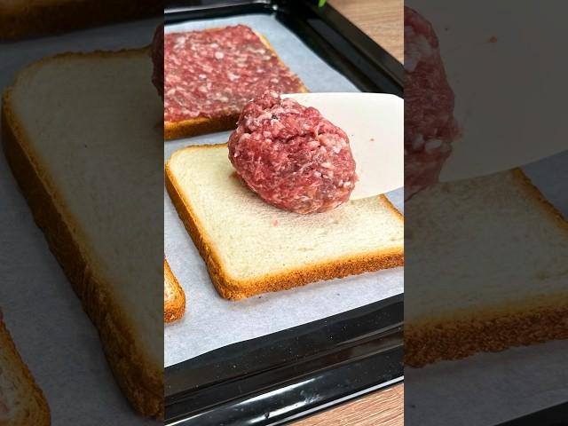 Do you have bread and minced meat? A delicious and quick recipe! #recipe #breakfast #minced meat