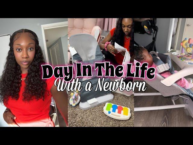 Day In The Life w/ a Newborn: cooking  | paid collabs  ft. Forgirl Forever Wig