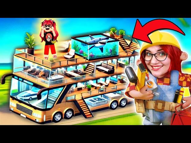 BUDUJĘ *bardzo drogi* KAMPER  Roblox Mega Luxury Bus Tycoon