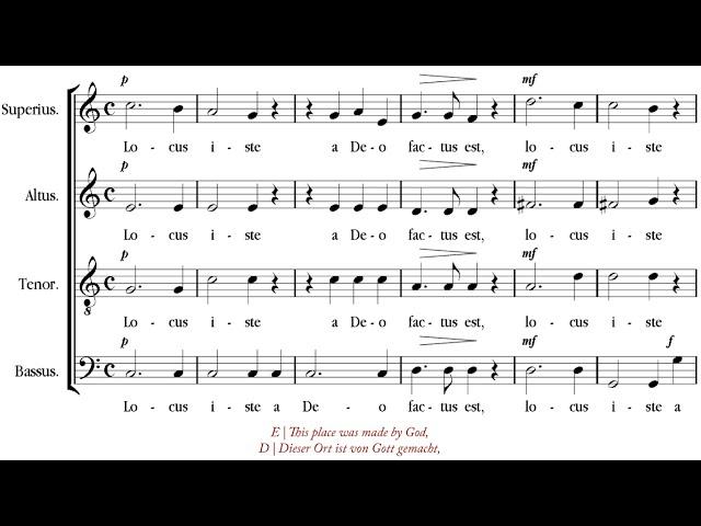 Bruckner | Locus iste [WAB 23; á 4; The Netherlands Chamber Choir]