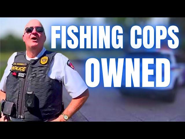 Fishing Cops Get Sent Packing By Good Citizen