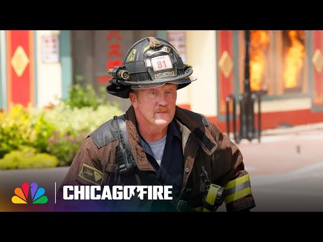 Ritter Gets Thrown Out a Window of a Burning Building | Chicago Fire | NBC