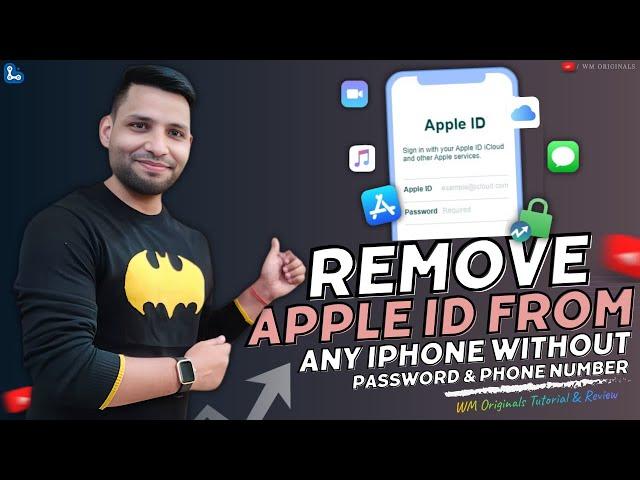 How to Sign Out of Apple ID without Password and Phone Number (2024) Remove Apple id on iPhone/iPad