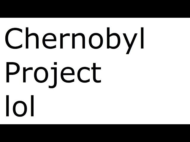 School Project on Chernobyl