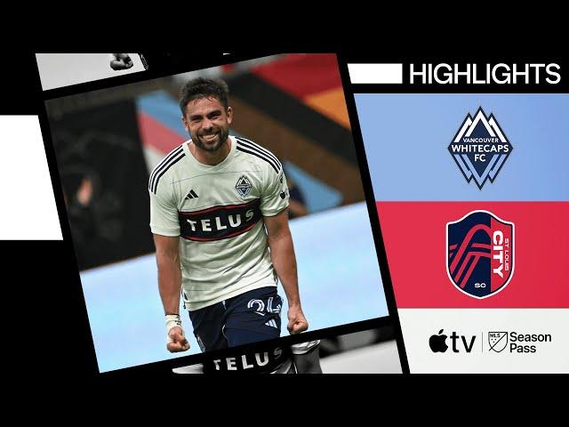 Vancouver Whitecaps FC vs. St. Louis CITY SC | Brian White Hat Trick! | Full Match Highlights