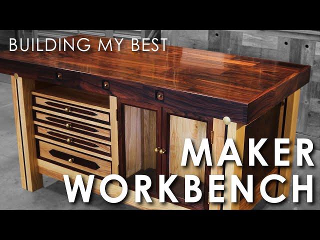 Crafting My Ultimate Woodworking Workbench: Unveiling My Masterpiece!