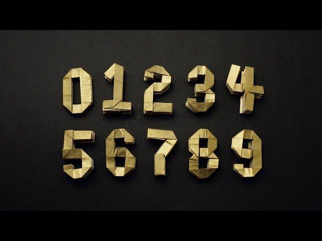 ORIGAMI NUMBERS (Jo Nakashima) - remake