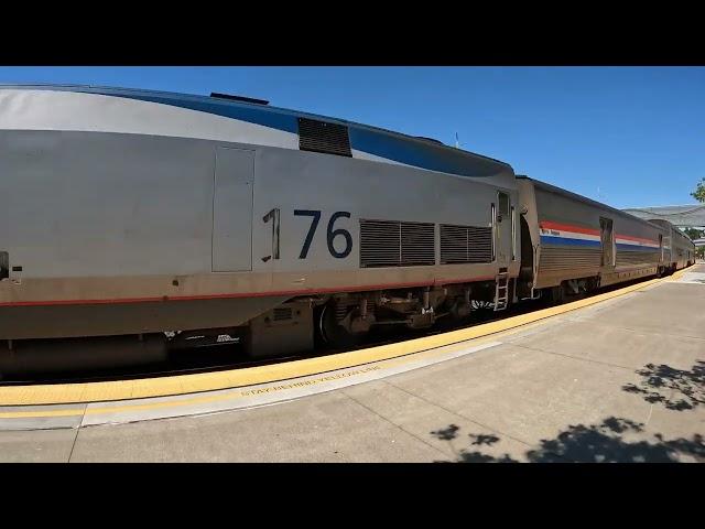 Amtrak train #732 & #5 California Zephyr in Martinez Ca 6/30/24