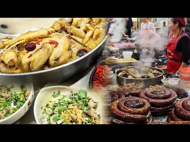 China’s Korean Street Food Market in Northeast China, Yanji, Jilin Province【Alin Food Walk】