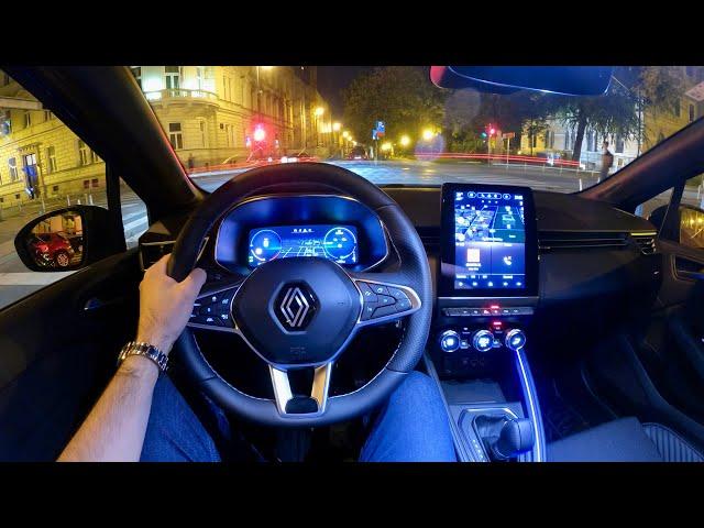 Neuer RENAULT Clio 2024 – NACHT-POV-Probefahrt und VOLLSTÄNDIGE BEWERTUNG (Hybrid, Esprit Alpine)