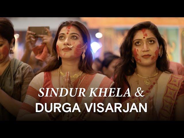 The significance of Sindur Khela & Durga Visarjan on Vijayadashami