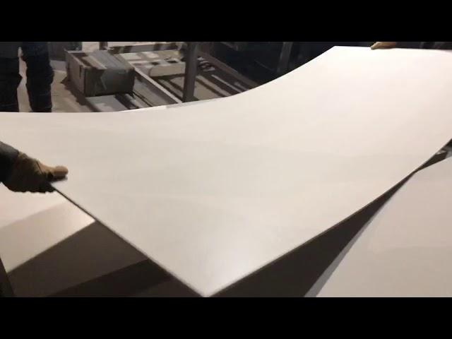 Through white color Polished surface fiber cement board