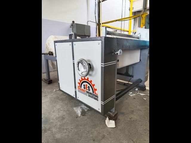 Toilet Roll Making Machine Installation Done @ Goa