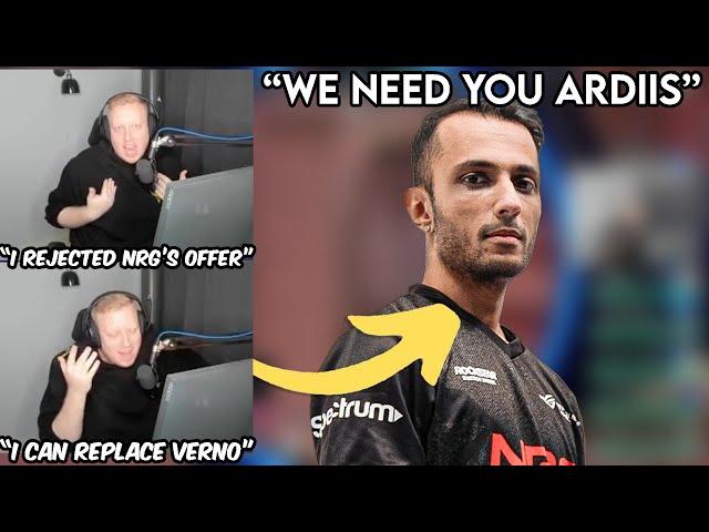 Ardiis TOLD FNS On Rejecting NRG's Offer & Wanting to Replace NRG Verno