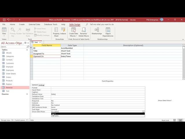 How to add Current Date or Time Stamp to newly added records in MS Access Table - Office 365