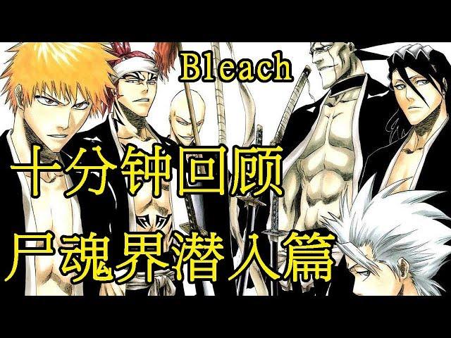 【死神Bleach】10分钟带你回顾死神尸魂界潜入篇 | 黑崎一护vs阿散井恋次 | 解救露琪亚开始