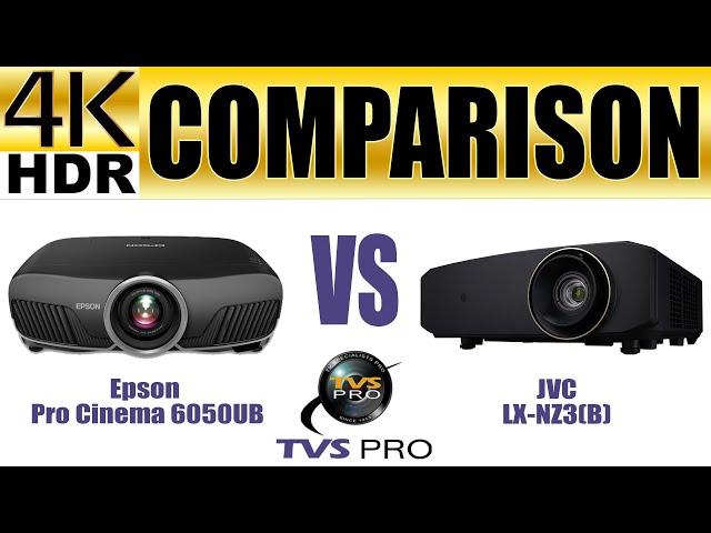 JVC LX-NZ3 vs Epson Pro Cinema 6050UB 4K HDR Projector Comparison