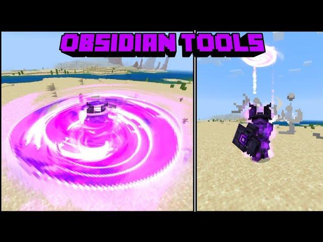 Obsidian Tools DLC For Minecraft PE/Bedrock 1.21