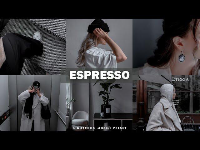 Espresso - Free Lightroom Mobile Presets | Gray Preset | Black Preset | Urban Filter