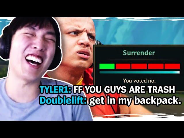 Tyler1 tried to FF my game.. So I Hard Carried Him.