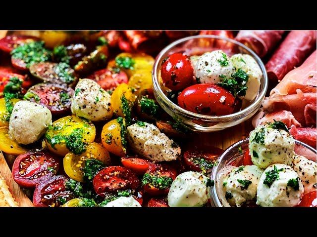 How to Make a Simple Italian Cold Antipasto Appetizer Party Platter