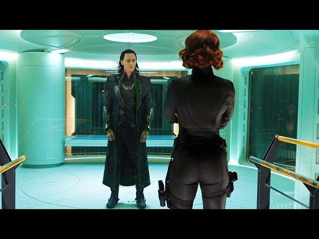 Black Widow Tricks Loki Scene - The Avengers (2012) Movie CLIP HD